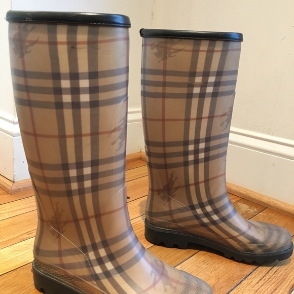 Burberry nova check rain boot - Picture 2 of 6